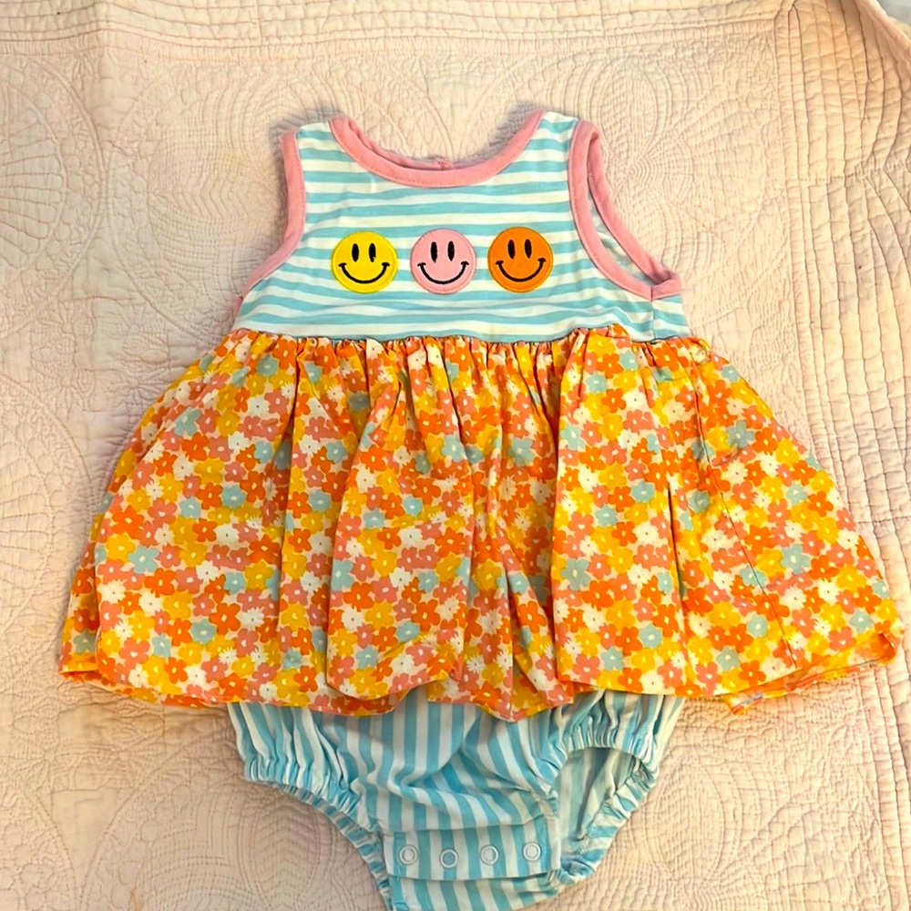 RicRac Smiley Romper